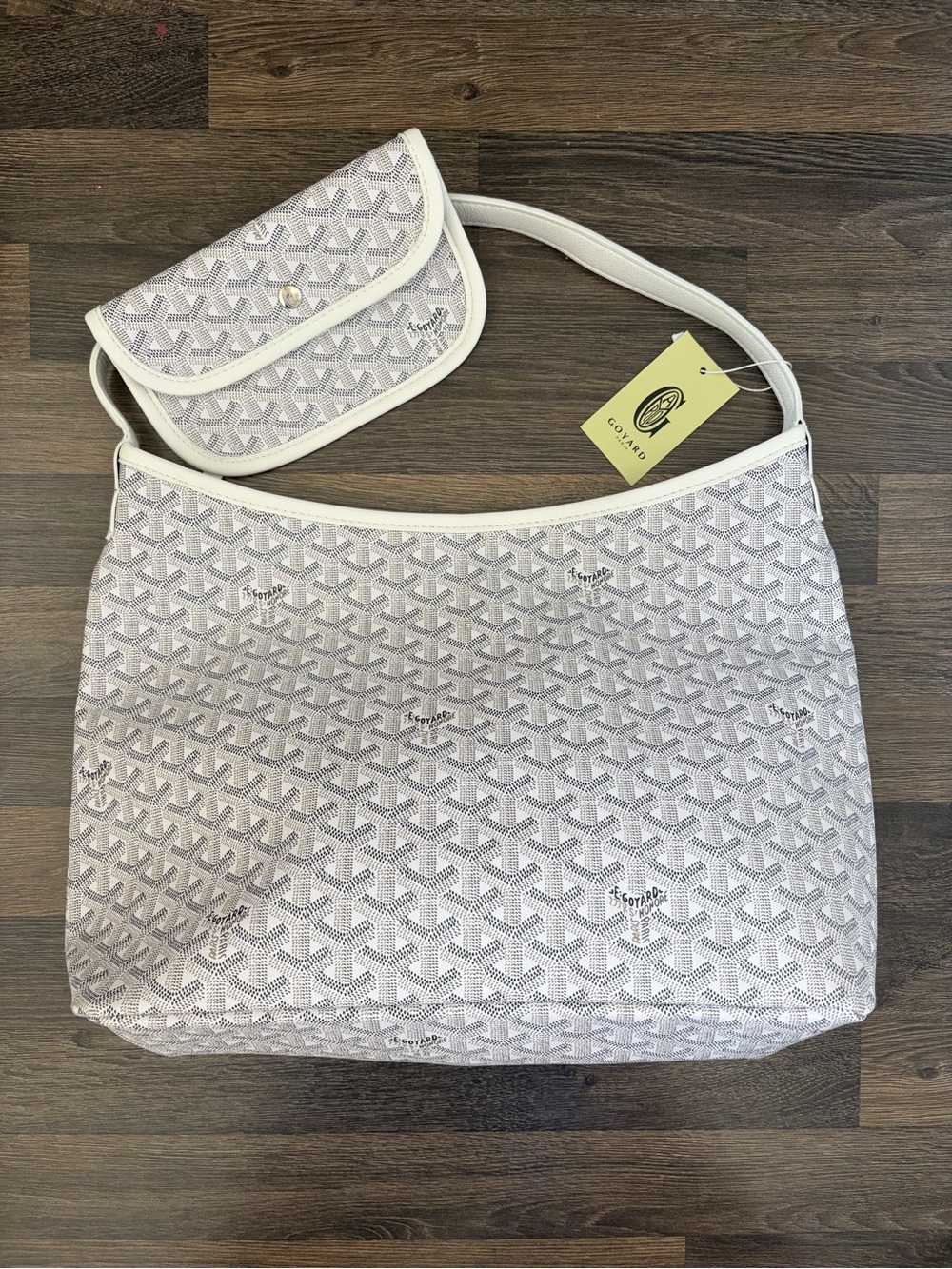 Stylish White Tote Bag
